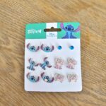 Set aretes Stitch, 6 unidades