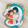 Pin metálico Viaje de Chihiro: Chihiro, Haku y dragón en Cali
