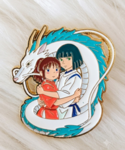 Pin metálico Viaje de Chihiro: Chihiro, Haku y dragón en Cali