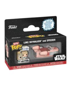 Figuras Funko Bitty Pop! Luke Skywalker y Speeder